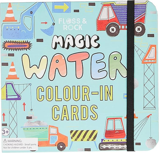 Floss and Rock Construction Magic Water Pad and Pen