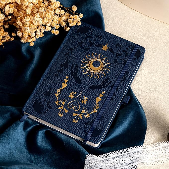 MGGAO Lined Journal Notebook for Women Men, Journals for Writing, A5 Aesthetic College Ruled Notebook for Work, Travel, School,318 Numbered Pages, 5.8”x8.4”