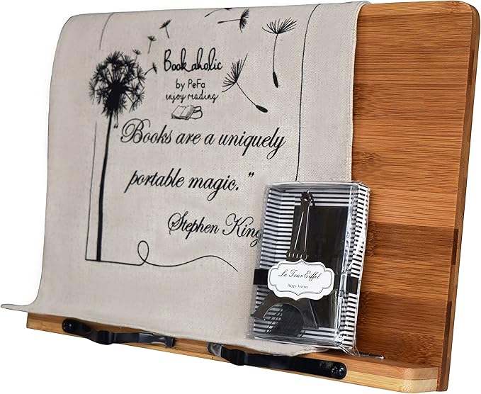 Book Stand Cookbook Holder Book Rest Reading Stands Tablet Holders: The Tool to Enjoy Reading in a Healthy Posture