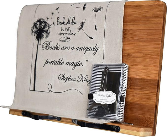 Book Stand Cookbook Holder Book Rest Reading Stands Tablet Holders: The Tool to Enjoy Reading in a Healthy Posture