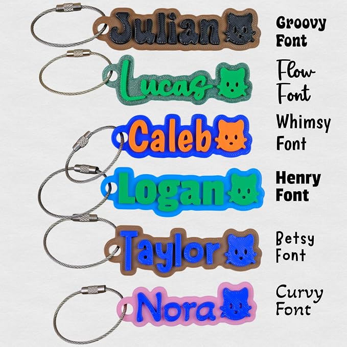 SuperFineDeesigns Bag & Water Bottle Name Tag