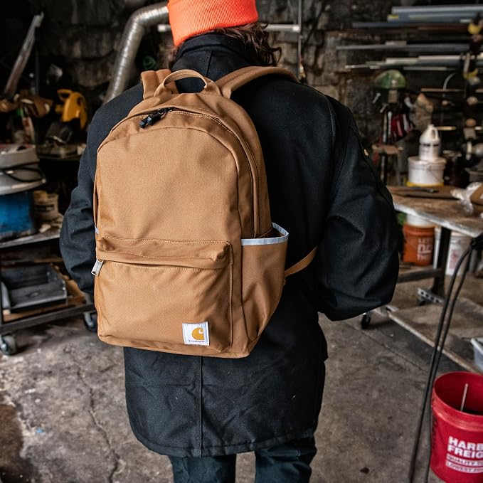 Carhartt Classic 21L Backpack Pink Glow | Classic Laptop, Water-Resistant Pack with 15 Laptop Sleeve and Organizational Compartments, Mossy Oak Bottomlands