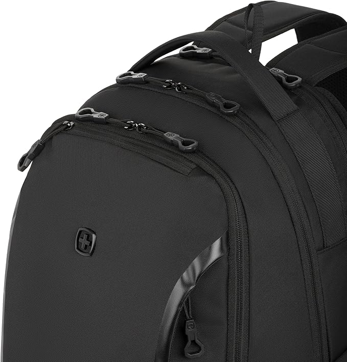 SwissGear Shield Laptop Backpack, Black, 18.5"x12"x6"
