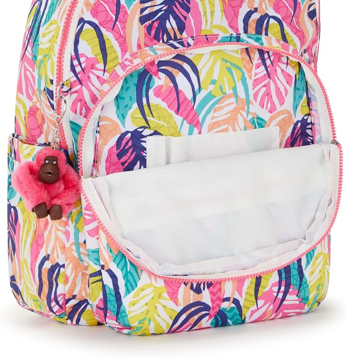 Kipling Women's Seoul 15" Laptop Backpack, Durable, Roomy with Padded Shoulder Straps, Built-In Protective Sleeve