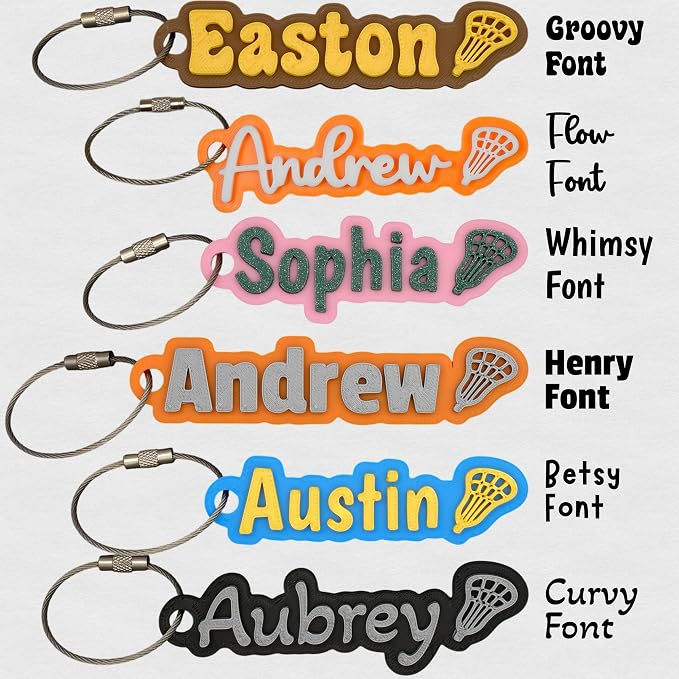 SuperFineDeesigns Bag & Water Bottle Name Tag