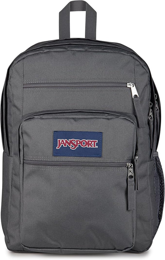 JanSport Laptop Backpack - Computer Bag with 2 Compartments, Ergonomic Shoulder Straps, 15” Laptop Sleeve, Haul Handle - Smokey Grit