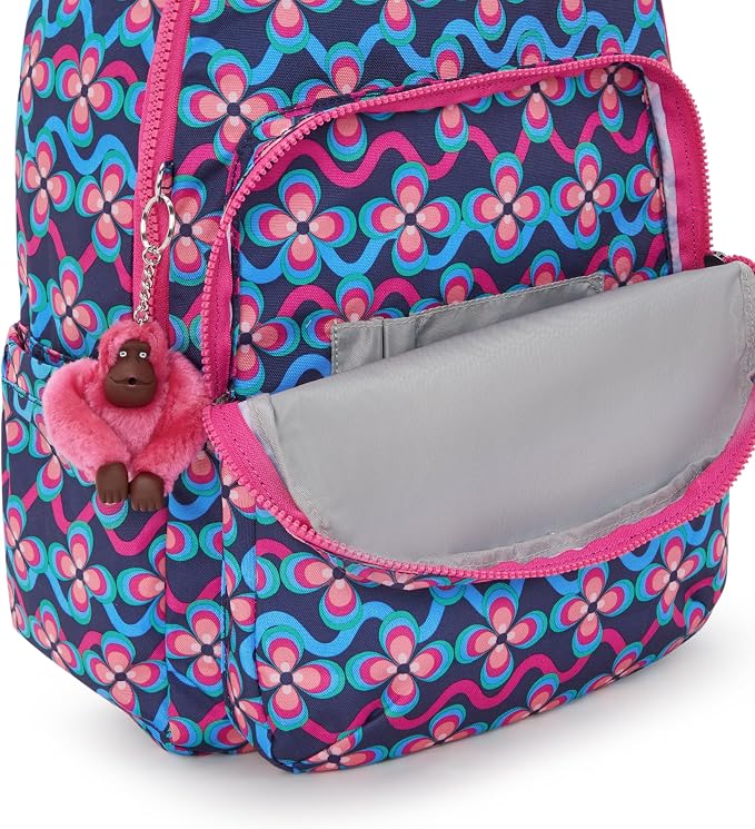 Kipling Women's Seoul 15" Laptop Backpack, Durable, Roomy with Padded Shoulder Straps, Built-In Protective Sleeve