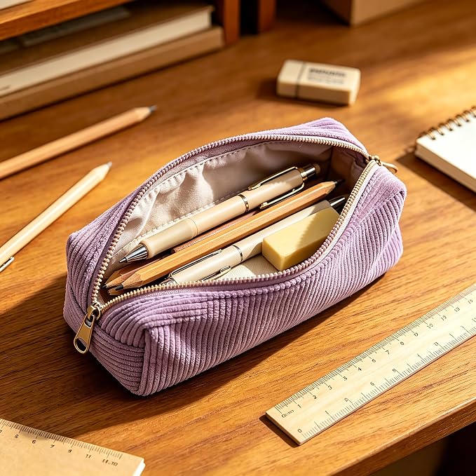 Pencil Case, Pencil Pouch for Women, Pencil Case Smal | CetyVoyie Pencil Case, Pencil Pouch for Women, Pencil Case Small, Pencil Pouch Aesthetic(Purple)