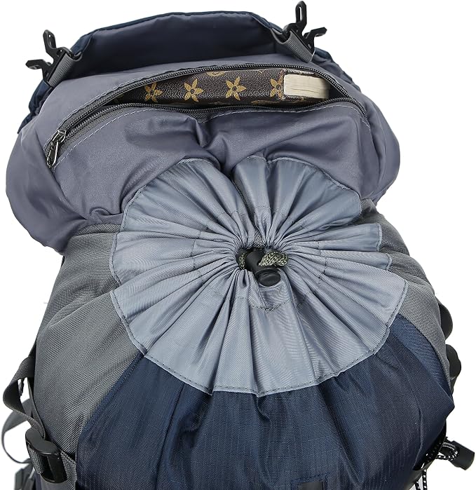 WoneNice 50L(45+5) Waterproof Hiking Backpack Outdoor Daypack w/Rain Cover
