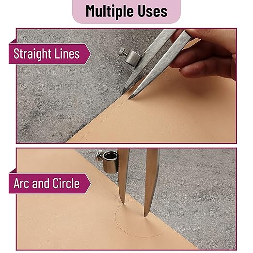 Mr. Pen- Professional Compass with Lock, Pencil Compass, Woodworking Compass, Compass for Geometry, Wing Divider, Compass Drawing, Drafting Compass, Carpenter Compass