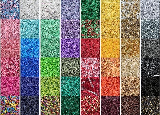 MagicWater Supply Crinkle Cut Paper Shred Filler-1LB Light Ivory-Decorative & Protective Packaging for Bridesmaid Gifts & Bridesmaid Proposal Gifts Holiday Stuffers Birthdays Wedding & Anniversaries