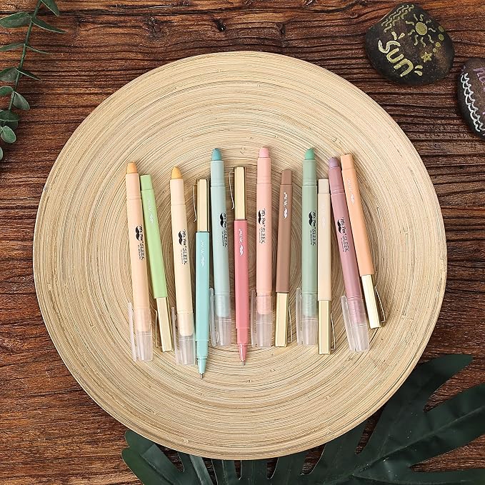 Mr. Pen- Bible Highlighters and Pens No Bleed, 12 Pack | Colorful Ink Pens for Highlighting, Bullet Journaling, Note-Taking, Summarizing, Bible Study, Planning, School and Office Use